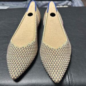 Rothy's Metallic Flats Brand New